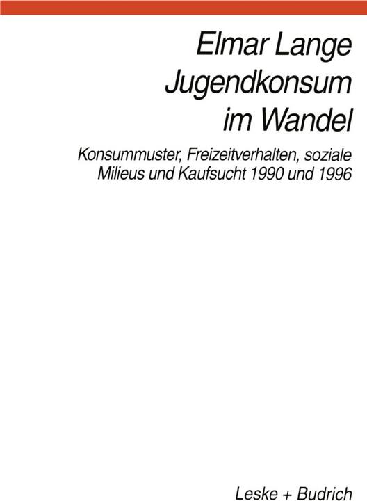 Actual product image Jugendkonsum im Wandel (2012)