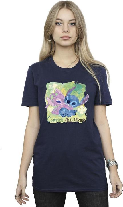 Immagine prodotto Disney Lilo And Stitch St Patrick's Day Clover Maglietta Ampia Donna (3XL)