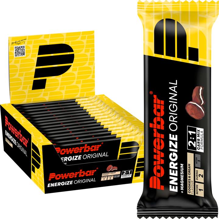 Produktbild Powerbar Energize Original (Cookies & Cream, 15 Stk., 914 g)