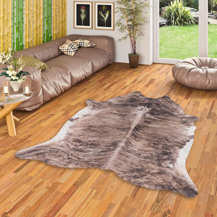 Actual product image Pergamon Carpet synthetic fibre animal fur look (125 x 160 cm)