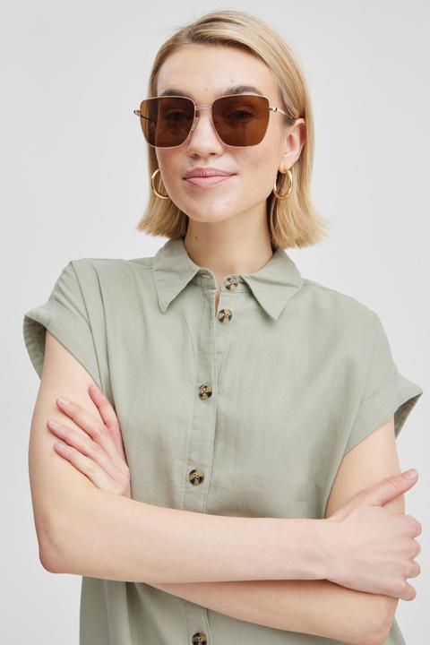 Actual product image B.young BYFALAKKA SS SHIRT DRESS 20814553 (38)