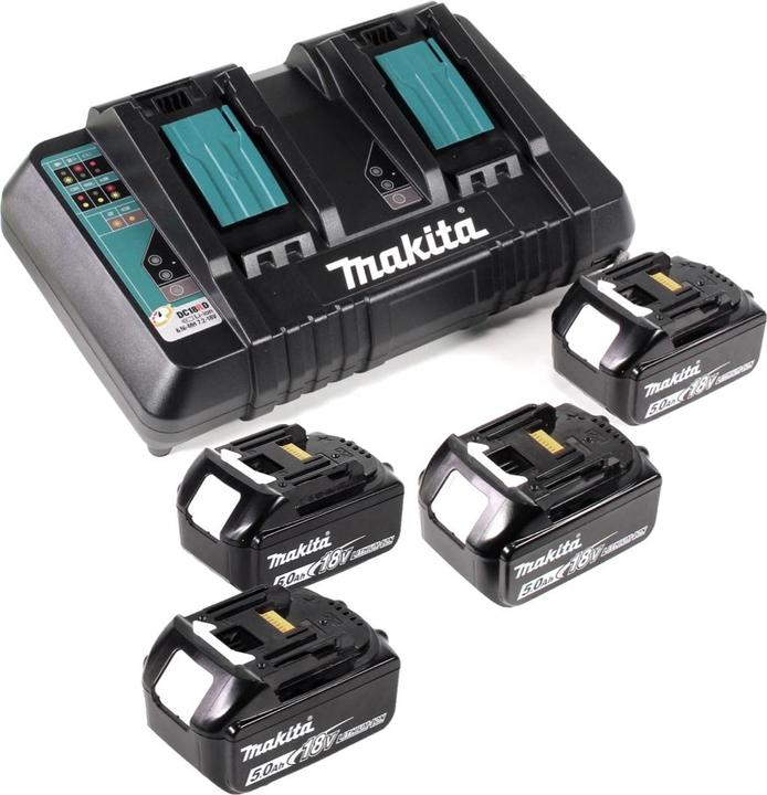Immagine prodotto Makita DGA 900 PT4KX2 Smerigliatrice a batteria 36V (2x18V) 230mm + 4x Batterie 5,0Ah + Caricatore (230 mm)