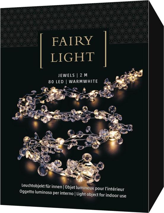 Immagine prodotto STT Catena luminosa a LED Silver Jewels, 80 LED, 2 m, per interni (2 m)