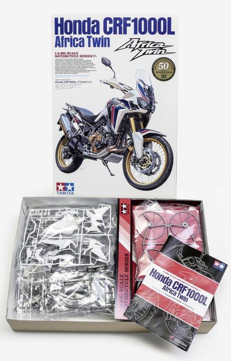 Actual product image Tamiya 1/6 Honda CRF 1000L Africa Twin