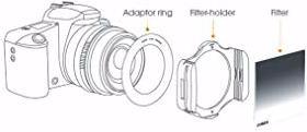 Immagine prodotto Cokin H3H0-25 Kit filtro ND graduale + supporto filtro (82 mm, Filtri grigi, 82 mm)