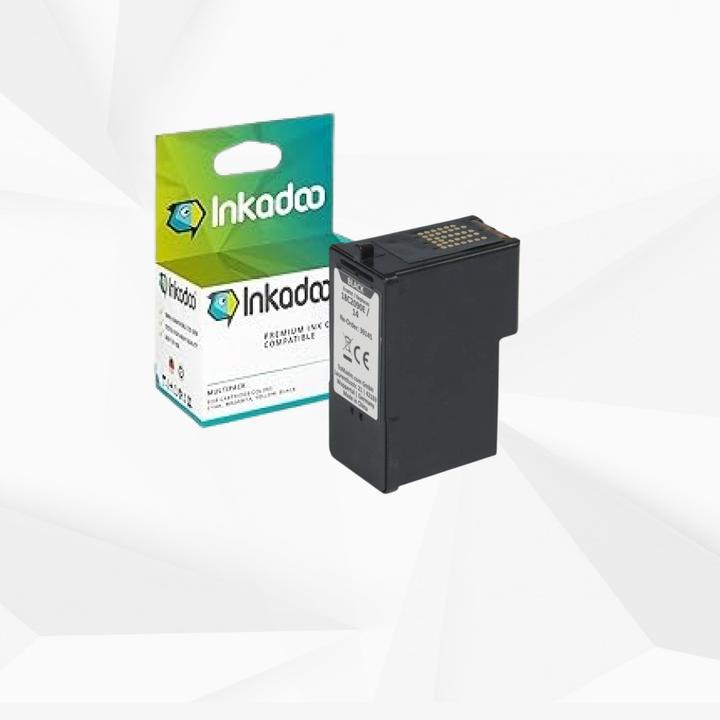 Actual product image Inkadoo Printer cartridges compatible with Lexmark 18C2090E / 14 Print head cartridge, black Black (FC)