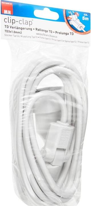 Image du produit Max Hauri clip-clap Rallonge TD H05VV-F3G1.0 (5 m, Type 13)