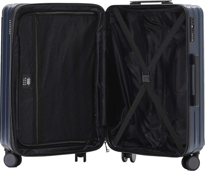 Immagine prodotto Münicase Hartschalen Reisekoffer mit 4 Rollen und Teleskopgriff (38 l, Bagaglio a mano (fino a 50 litri))