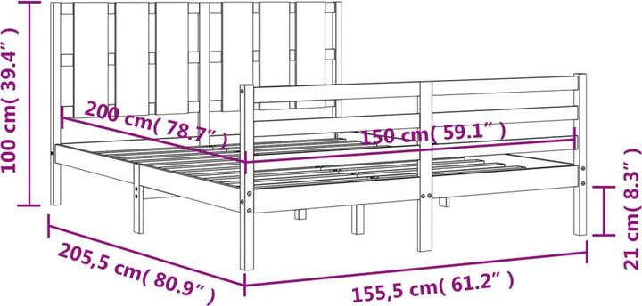 Actual product image VidaXL Lysistrata (150 x 200 cm)
