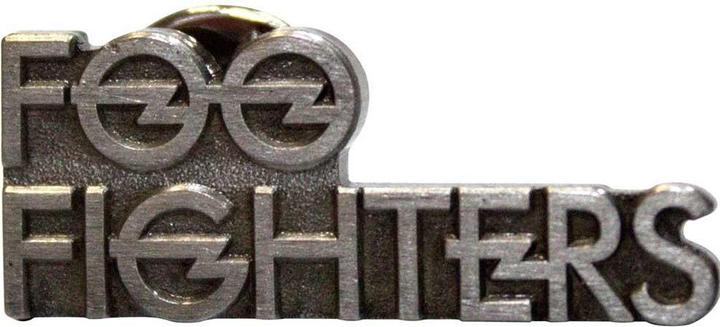 Produktbild Foo Fighters Gestapeltes Logo Abzeichen Messing
