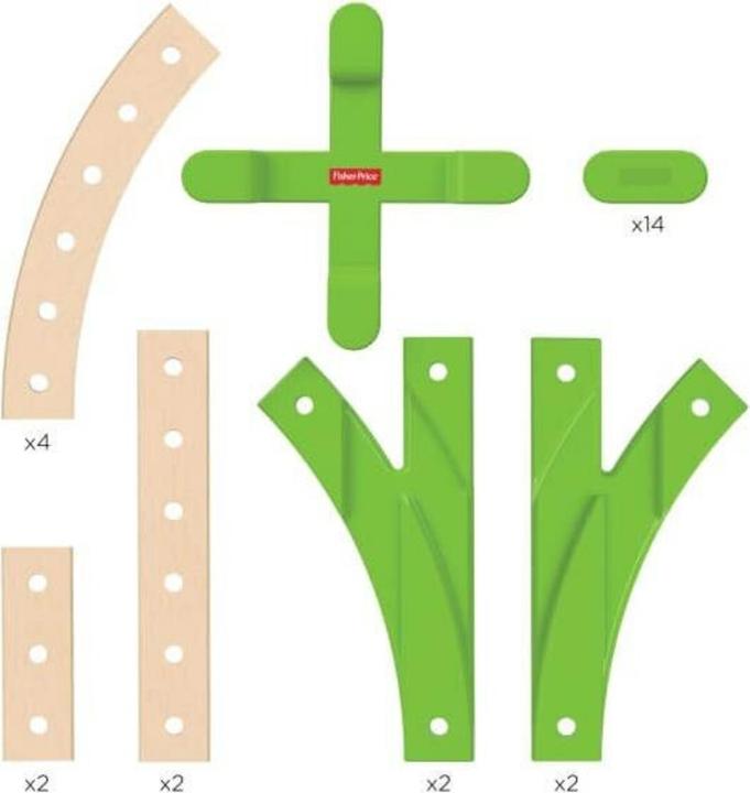 Actual product image Fisher-Price Wunder Werker extension set rails