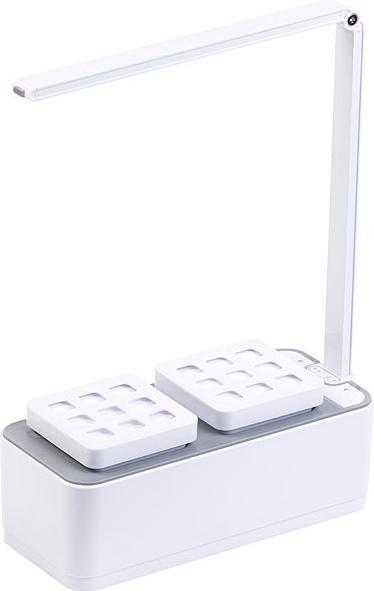 Carlo Milano Intelligentes Pflanzen Anzucht System für zwei Pflanzen mit LED Licht (26 cm)