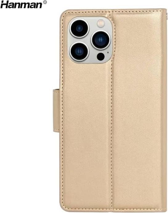 Produktbild Hanman Apple iPhone 11 Pro - Mill Flip Case mit 3 Kartenfächern, gold (Apple iPhone 11 Pro)