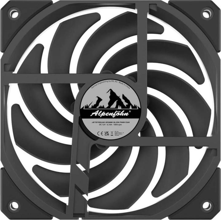 Actual product image Alpenföhn Jetstream" PWM Slim120x120x16 84000000219 (120 mm, 1 x)