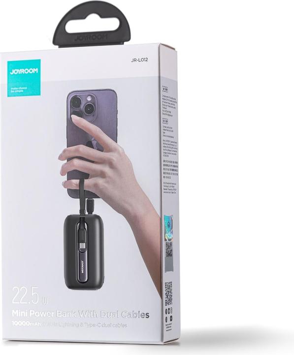 Immagine prodotto Joyroom Serie colorata (10000 mAh, 22.50 W, 37 Wh)