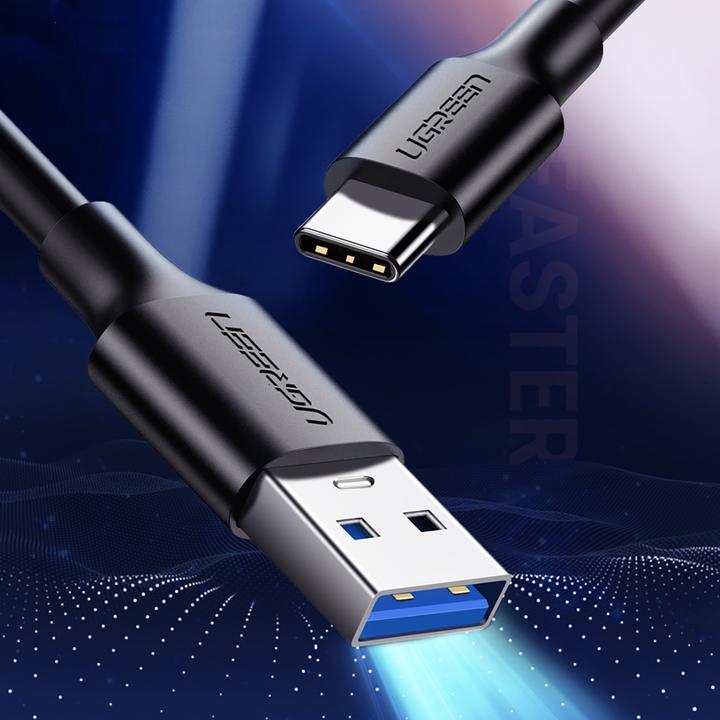 Produktbild Ugreen USB-C zu USB-A 3.0 3A Datenkabel (1 m, USB 3.0)