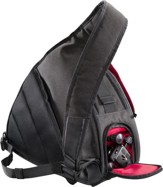 Actual product image mantona Camera Bag Triangle Grey (Camera shoulder bag, 17.76 l)