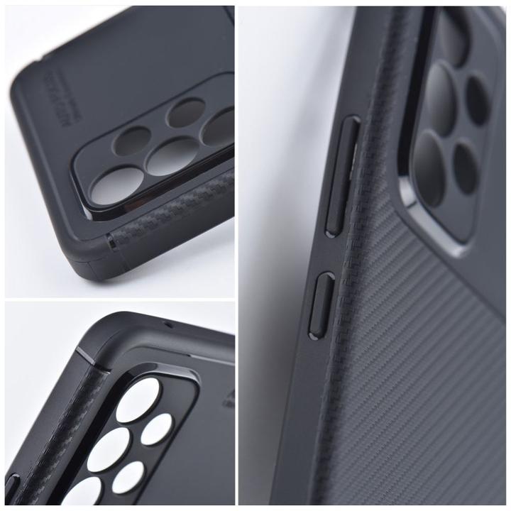 Produktbild OEM Back panel cover Case CARBON PREMIUM for SAMSUNG A34 5G black (Samsung Galaxy A34 5G)