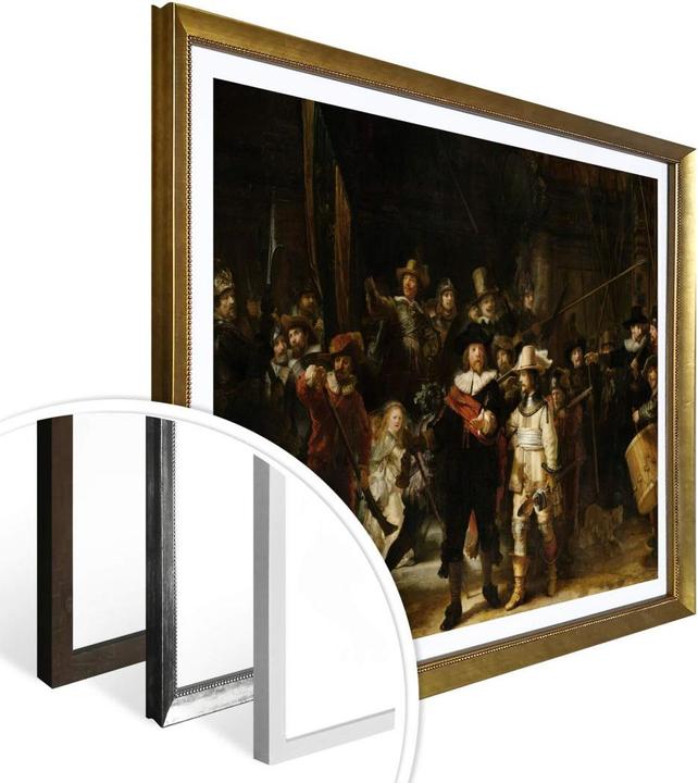 Immagine prodotto Trenddeko Rembrandt - La ronda di notte (80 x 60 cm)