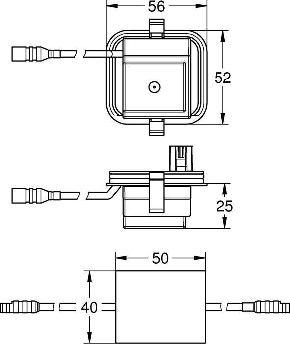 Produktbild Grohe Steck-Transformator chrom