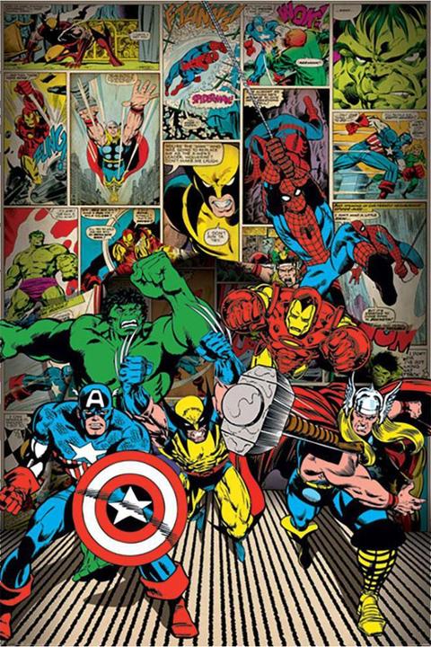 Produktbild Comics Poster Heroes