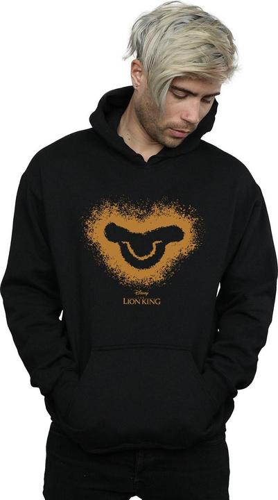 Actual product image Disney Mens The Lion King Movie Simba Baby Face Hoodie (L)