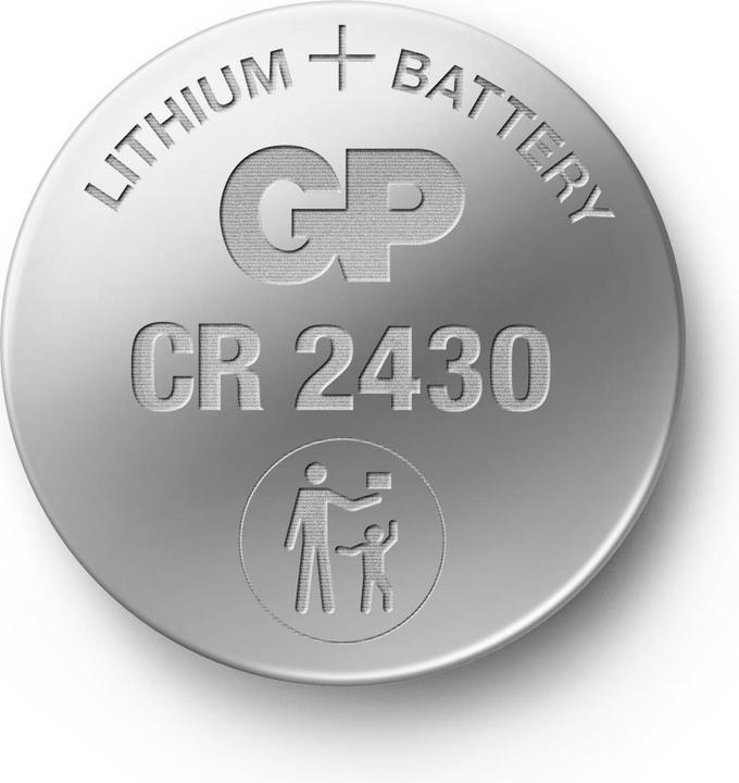 Actual product image GP Batteries Battery CR2430 - 5 pieces (5 pcs., CR2430, 300 mAh)