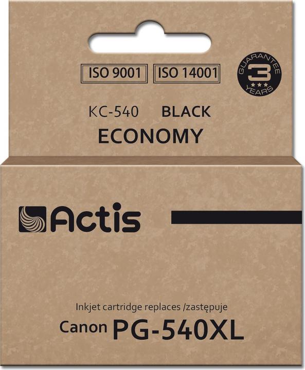 Actis KC-540 Tinte für Canon Drucker (Ersatz Canon PG-540XL) Supreme 22 ml schwarz