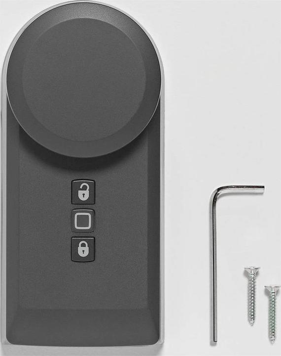 Produktbild Homematic IP Smart Home Türschlossantrieb (HmIP-DLD-A) (anthrazit) (Schlüssel, Smartphone)