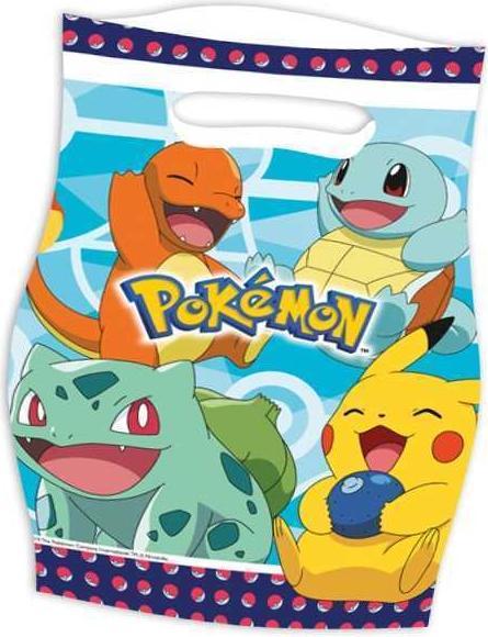 Actual product image Riethmüller Pokémon party bags (Gift bag, 8 x)
