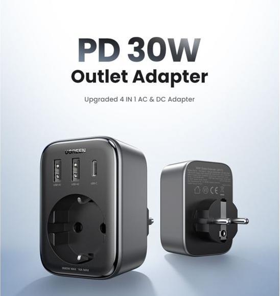 Actual product image Ugreen Przed?u?acz EU 90613, 30W (30 W)