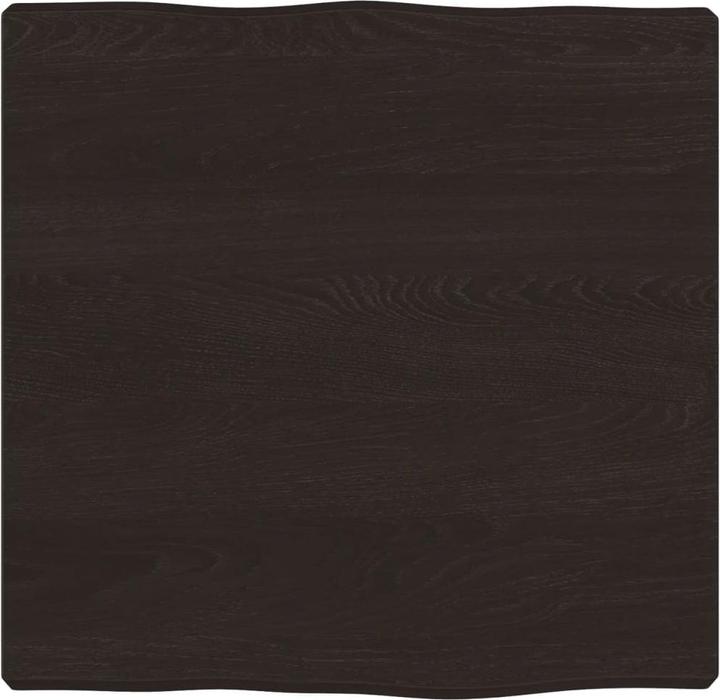 Image du produit VidaXL Tischplatte 60x50x4 cm Massivholz Eiche Behandelt (60 x 50 x 4 cm)