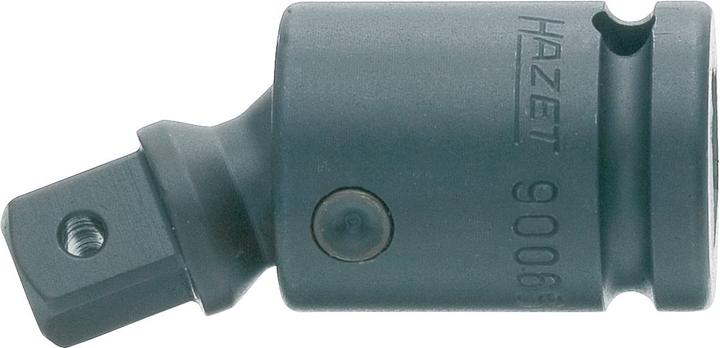 Immagine prodotto HAZET Snodo per avvitatore ad impulso 9006S ∙ Attacco quadro, cavo, 12,5 mm (1/2 di pollice) ∙ Atta…