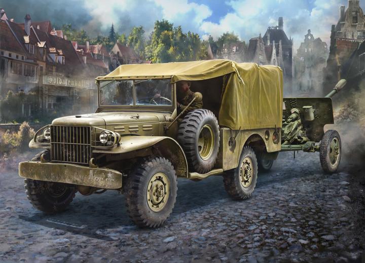 Produktbild Zvezda ZS3656 3656-WC-51 Beep US Military Multipurpose 3/4T Vehicle, 1/35 Scale, Model Kit, White