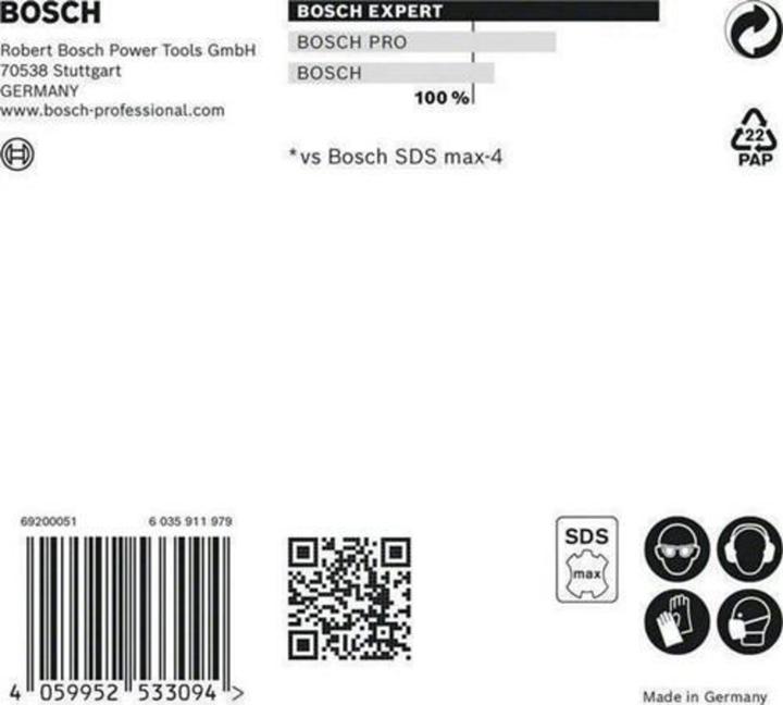 Image du produit Bosch Professional Zubehör EXPERT SDS max-8X 2608900235 Foret marteau 1 pièce 22.00mm Longueur totale 720mm 1p... (22 mm)