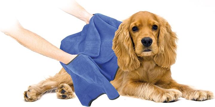 Actual product image Duvoplus Microfiber dog towel (28, Dog coat)