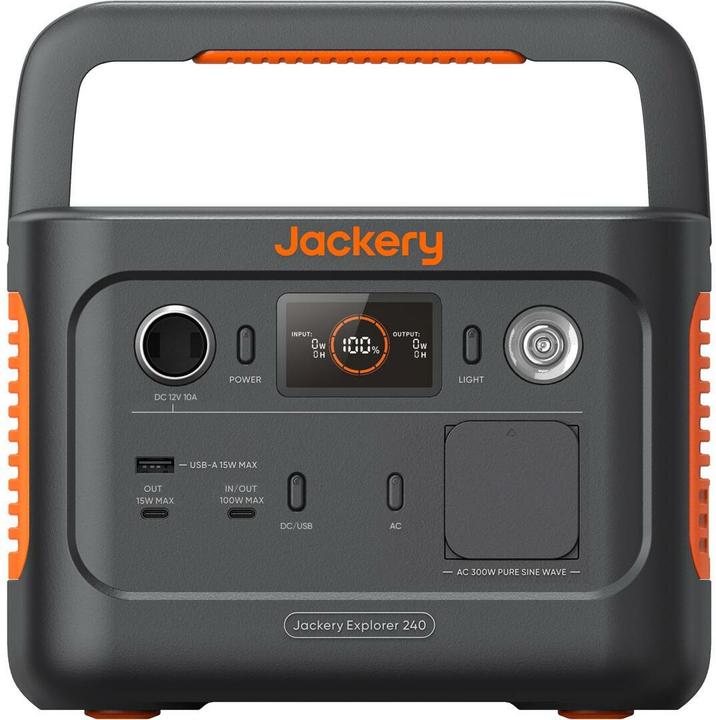 Immagine prodotto Jackery Esploratore 240 (256 Wh, 3.60 kg)