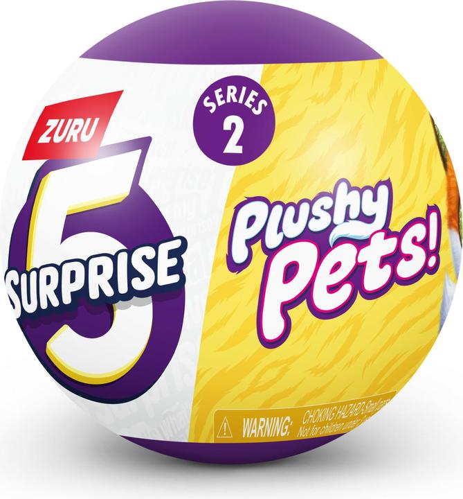 Produktbild Zuru 5 Surprise Plushy Pets Series 2 assortiert