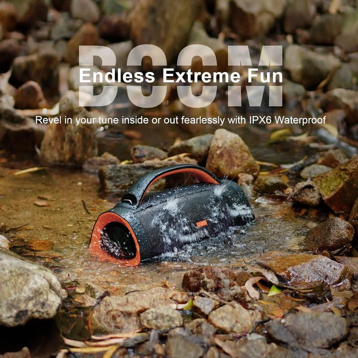 Actual product image Doss Extreme Boom+ - Bluetooth Lautsprecher (20 h, Rechargeable battery operated)
