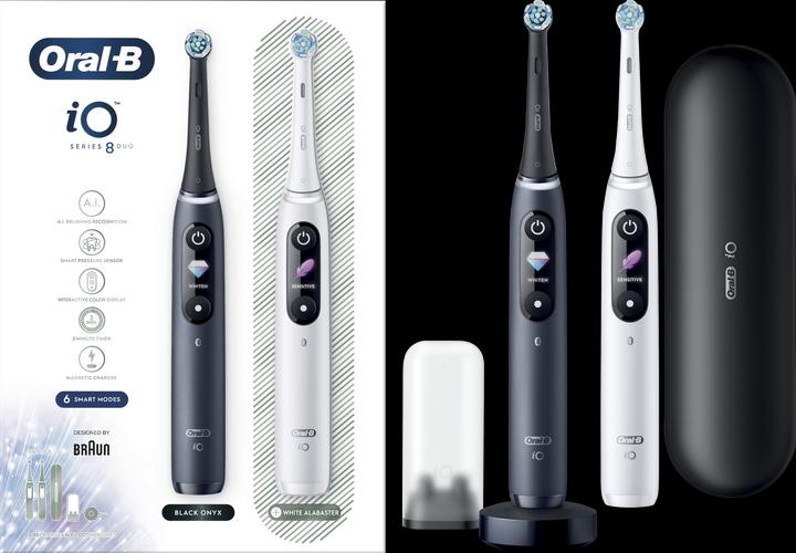 Actual product image Oral-B iO-Series 8 Duo (Oscillating toothbrush)