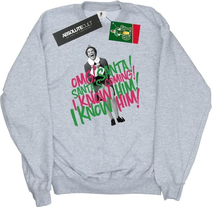 Produktbild Elf Santa's Coming Sweatshirt (XL)