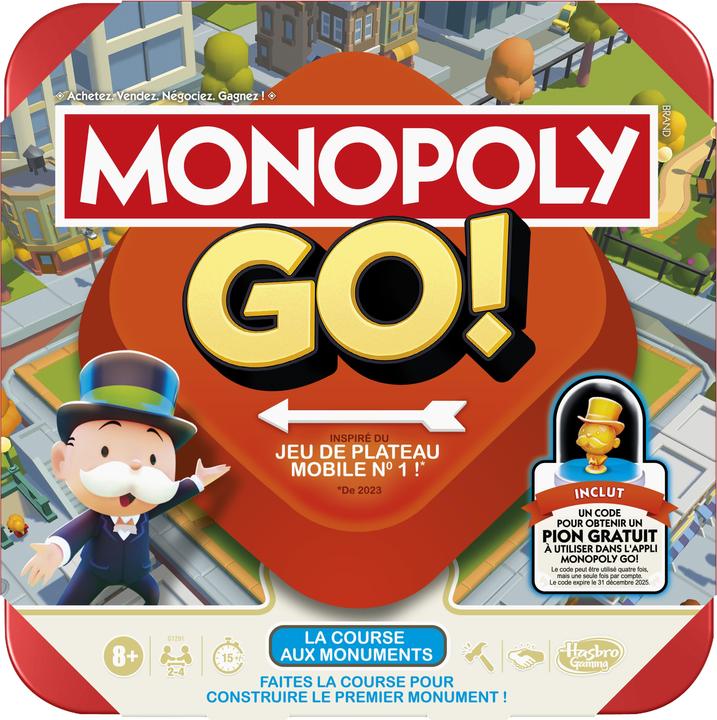 Produktbild Hasbro Gaming Monopoly GO! Brettspiel (Französisch)