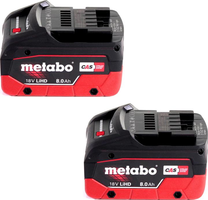 Immagine prodotto Metabo Power 160-5 18 LTX BL OF Compressore a batteria 18 V 8,0 bar Brushless + 2x pacco batteria LiHD 8,0 (5 l)