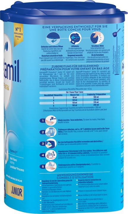 Image du produit Aptamil Pronutra Junior 12+ (800 g, à partir de 12 m.)