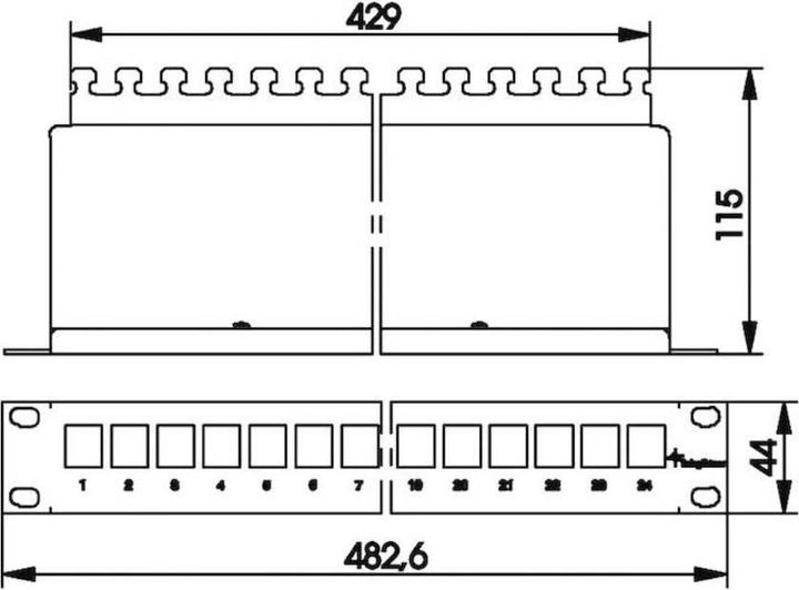 Produktbild Telegärtner Patch Panel