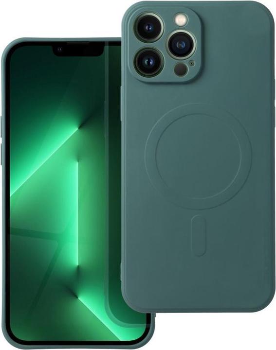 Produktbild OEM Back panel cover SILICONE MAG COVER case compatible with MagSafe for SAMSUNG A56 dark green (A56)