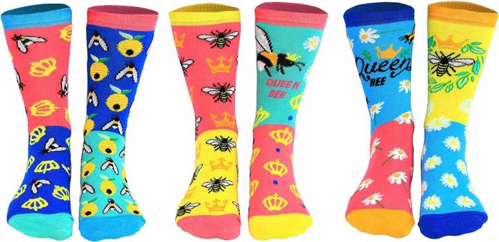 Produktbild United Oddsocks Bee Yourself (3er Pack, 37 - 42)