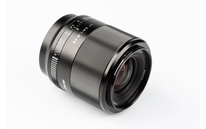 Actual product image Viltrox AF 24/1.8 E Full Frame. Manual focus cine lens for Sony E mount (Sony E, APS-C / DX)