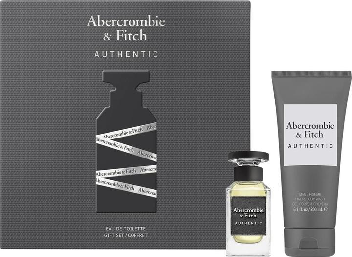 Produktbild Abercrombie and Fitch Abercrombie & Fitch Authentic Men Christmas 2024 Eau de Toilette 50 / Shower Gel 200
