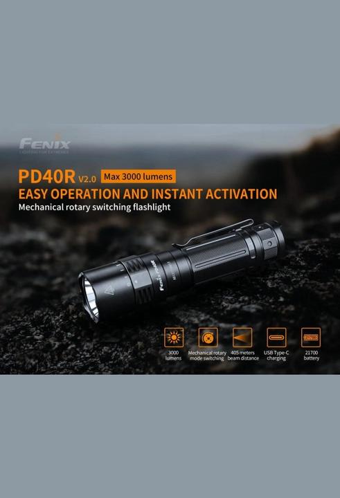Actual product image Fenix PD40R V3.0 (14.30 cm, 3000 lm)